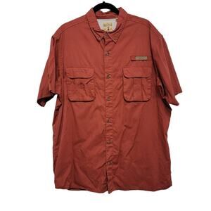 Red Head Short Sleeve Shirt XL Lightweight Outdoors Fishing 615